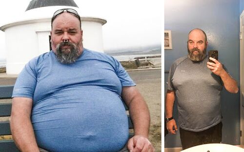 Photo before and after the Keto Probiotix course, the experience of using capsules with a Venice Migter
